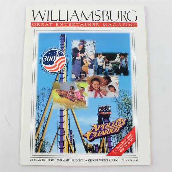 Williamsburg Great Entertainer Magazine Summer 1999 Issue - Local Events