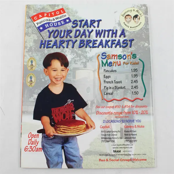 Williamsburg Great Entertainer Magazine Summer 1999 Issue - Local Events