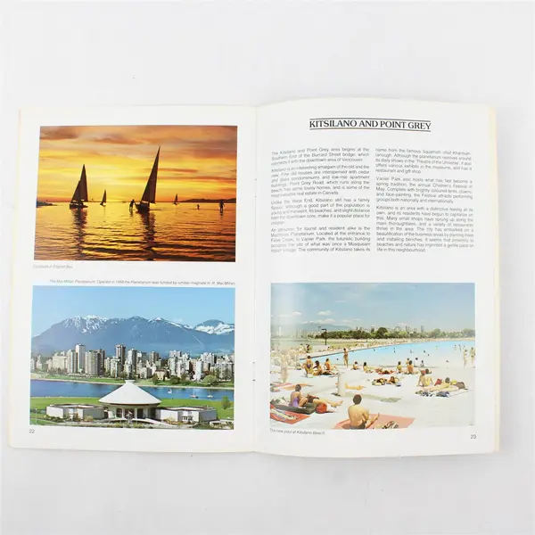 Lot of 2 British Columbia Magazines & Map Books - Vancouver + Vancouver Island
