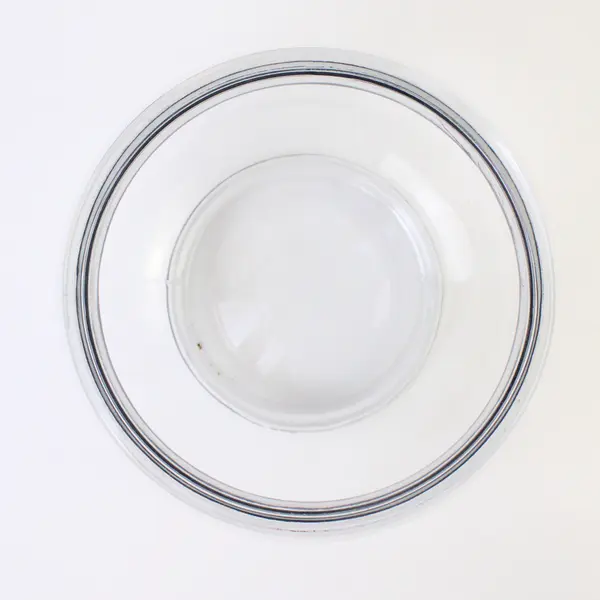 1 Gallon Footed Glass Fishbowl Round Aquarium Tank Clear Bowl