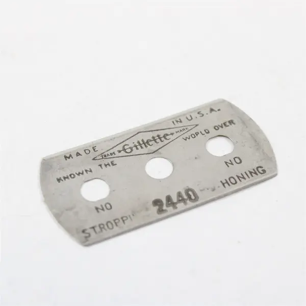 Vintage Gillette Men's Razor Blade in Paper Sleeve
