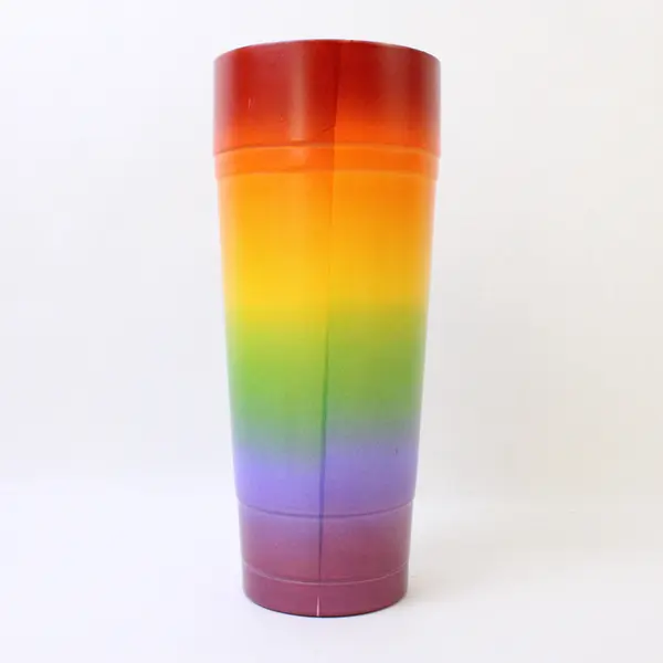 TakePride Rainbow Gradient Stainless Steel Tumbler No Straw