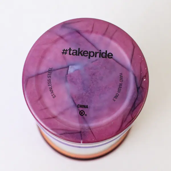 TakePride Rainbow Gradient Stainless Steel Tumbler No Straw