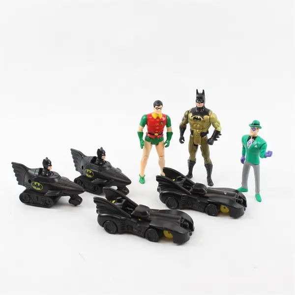 Lot of 7 Batman Figurines Riddler Joker