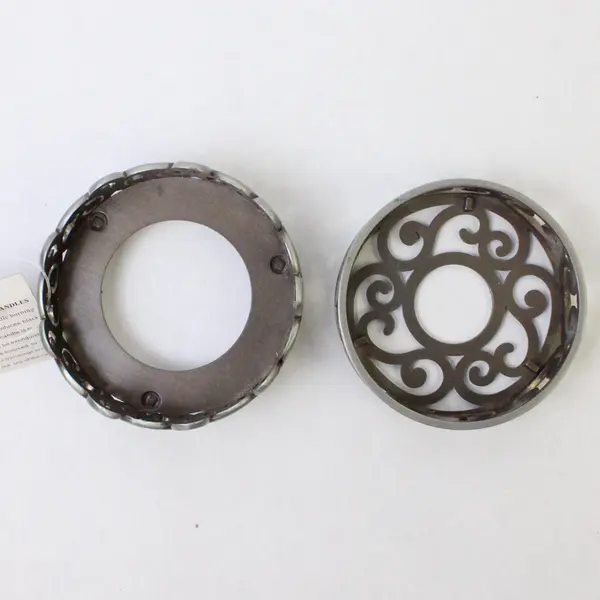Lot of 2 Vintage Silver-Plated Votive Candle Holders