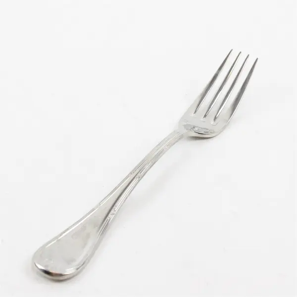 Lot Of 5 Mikasa Brand Laura (Stainless) Pattern Flatware Dinner Forks 8.25" Long