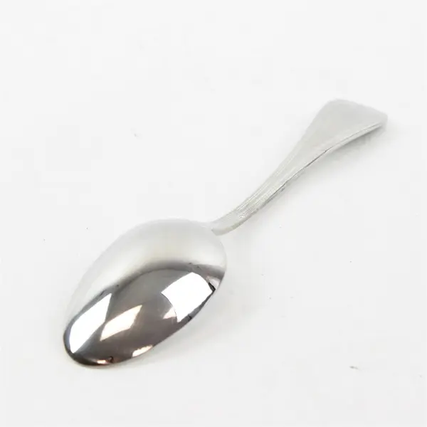 Lot Of 5 Mikasa Brand Laura (Stainless) Pattern Flatware Soup Spoons 8.25" Long