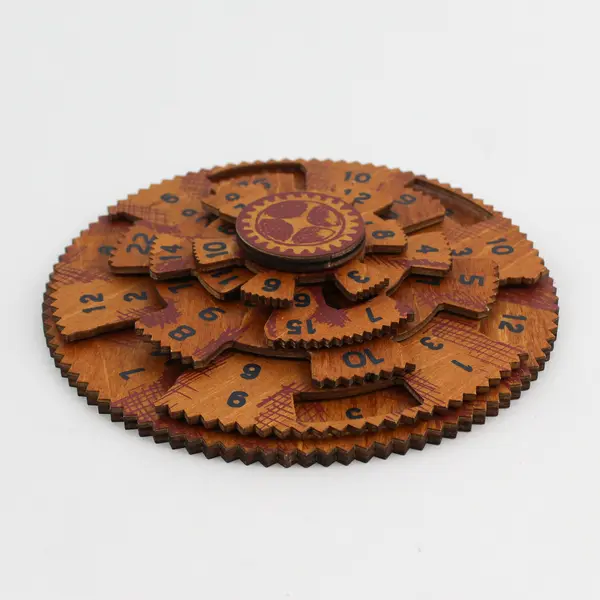 New In Box True Genius Grecian Computer Puzzle Wooden Brain Teaser Puzzle