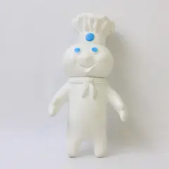 Vintage 1971 Pillsbury Doughboy Vinyl Doll Figurine No Squeaker