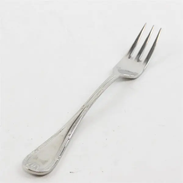 Lot Of 5 Mikasa Brand Laura (Stainless) Pattern Flatware Salad Forks 7.25" Long