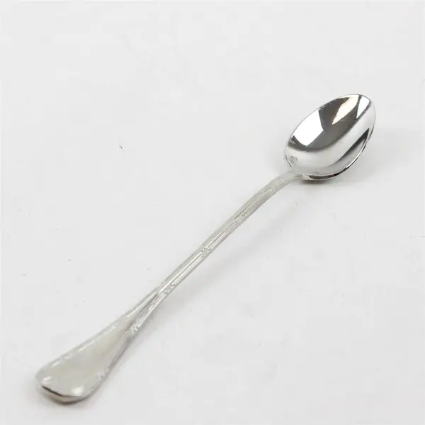 Lot Of 7 Mikasa Laura (Stainless) Pattern Flatware Iced Tea Spoons 7.5" Long