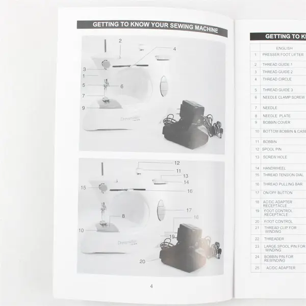 Dressmaker Sewing Machine Owner's Manual 997 Series 