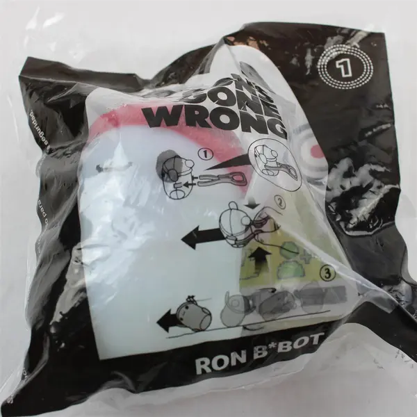 Lot of 2 McDonald's Ron's Gone Wrong Ron-Bot & Gamer-Bot Toys 2021 New