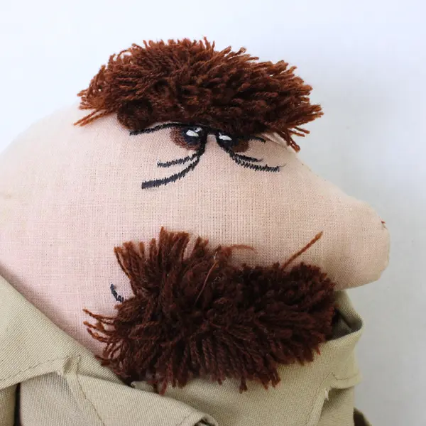 Vintage 1976 Uncle Sherman "The Original Flasher" Doll Adult Plush Toy