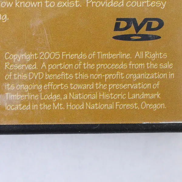 Timberline Lodge Collector's Edition DVD 2005 (3 films on 1 disc) Rare