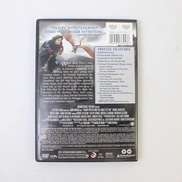 Harry Potter & the Goblet of Fire 2-Disc DVD Set, 2005 #76453