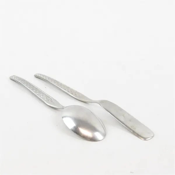 Lot of 2 Toledo by Wirths Germany Flatware Pieces 1 Teaspoon and 1 Butter Knife