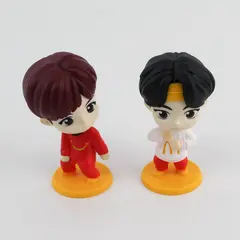 Lot of 2 McDonald's BTS TinyTAN Encore Ed. Jimin & J-Hope Toys - 3.5" Tall