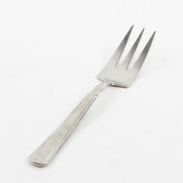 Two 18/10 Stainless Zwilling J A Henckels Serving Forks in Vintage 1876 Pattern