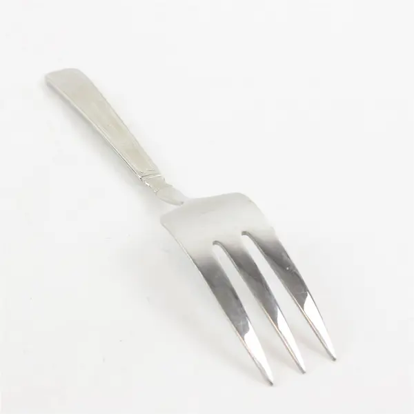 Two 18/10 Stainless Zwilling J A Henckels Serving Forks in Vintage 1876 Pattern