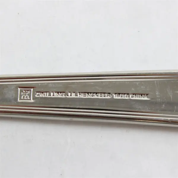 Two 18/10 Stainless Zwilling J A Henckels Serving Forks in Vintage 1876 Pattern