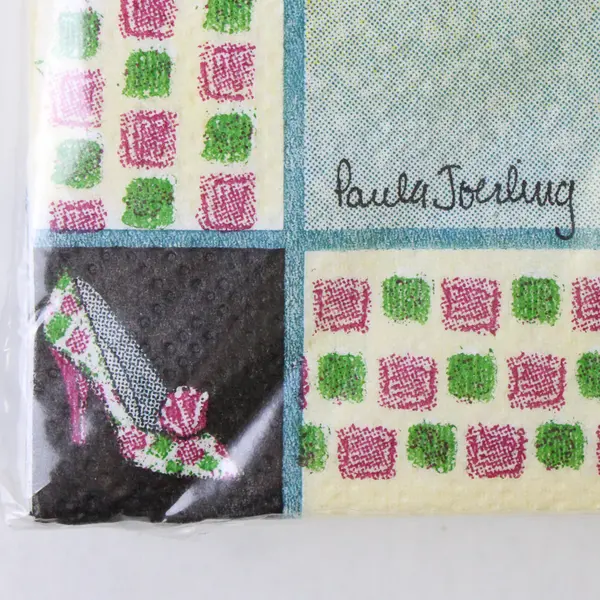 Greenbrier International 30-Pack Napkins 'Women Always Land on Their Feet' 5x5