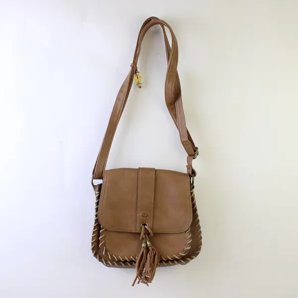 Pre-Owned Brown Medium Handbag Women's Casual Shoulder Bag 9x9x3