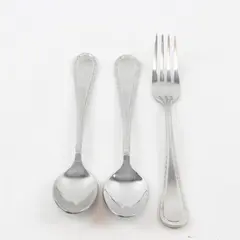 Three 18/10 Stainless Bella Flatware Pieces by Pfaltzgraff Made in China