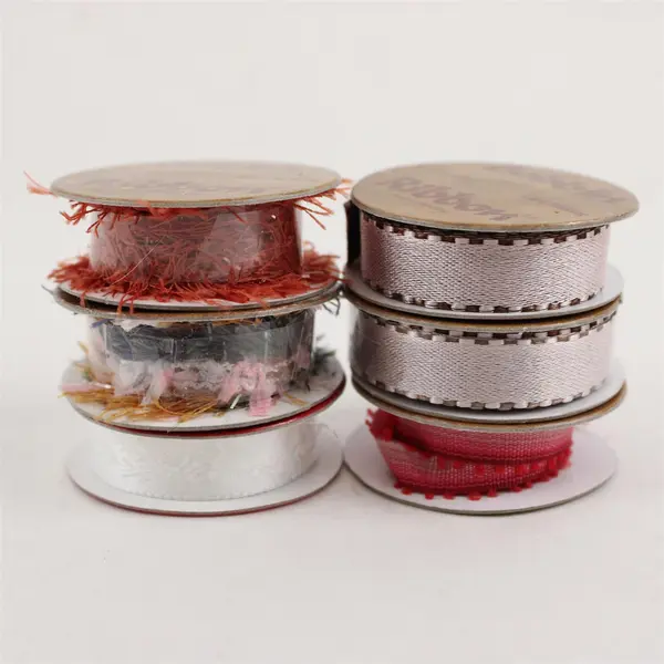 Lot of 11 Bobbin Ribbon Spools for Scrapbooking/Card Making, Some New