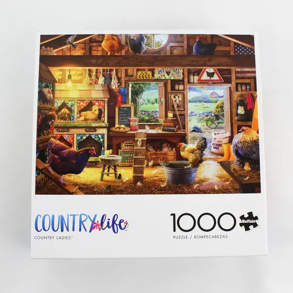 Country Life: Country Ladies 1000-pc Jigsaw Puzzle Buffalo Games Complete