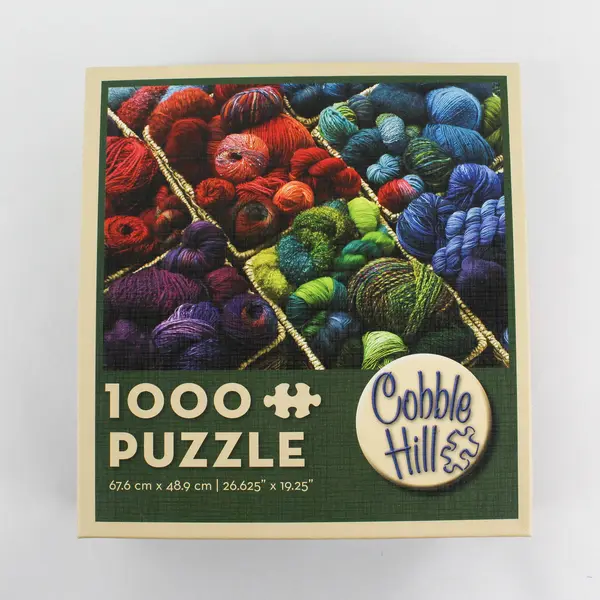Cobble Hill Plenty Of Yarn 1,000 pc Jigsaw Puzzle, 2022 Complete