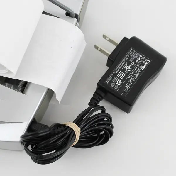 Canon P27-DH Desktop Printing Calculator Adding Machine Silver with AC Adapter