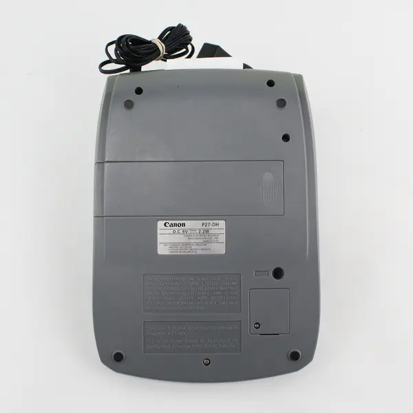 Canon P27-DH Desktop Printing Calculator Adding Machine Silver with AC Adapter