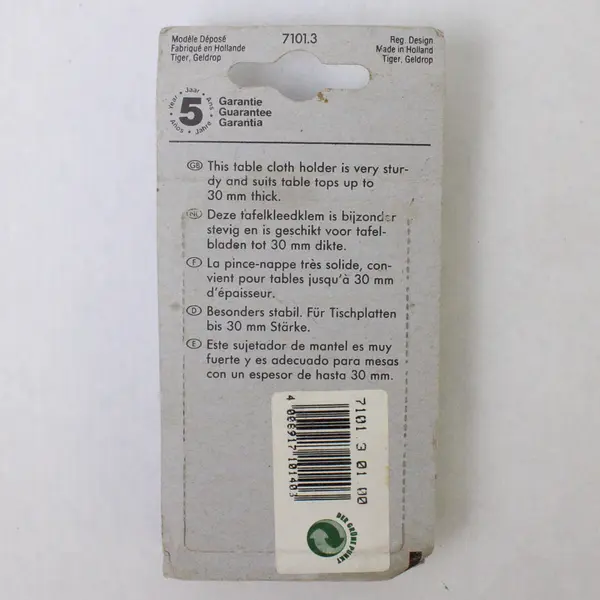 New Tiger Plastics Tablecloth Clips Holders - Windproof Outdoor Patio Picnic
