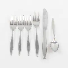 Mixed Lot of 6 Stainless Windrift Flatware by Oneida SSS