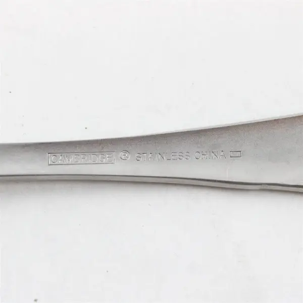 Lot of Two Stainless Tablespoons in the Pattern Swirl Sand by Cambridge