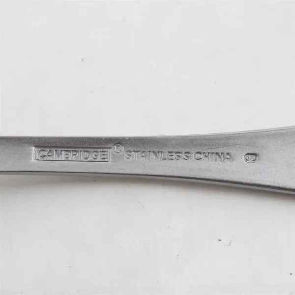 Two Stainless Swirl Sand Salad Forks by Cambridge Made in China