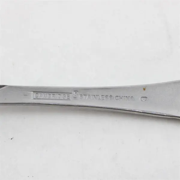 7 Stainless Swirl Sand Salad Forks by Cambridge Made in China