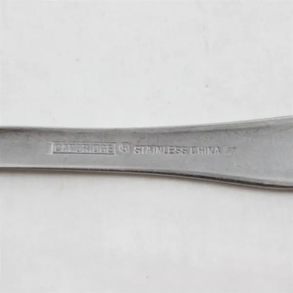 Lot of Two Stainless Swirl Sand Salad Forks by Cambridge -  Flawed