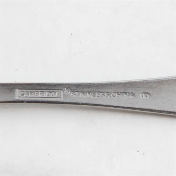 Lot of Two Stainless Swirl Sand Salad Forks by Cambridge -  Flawed