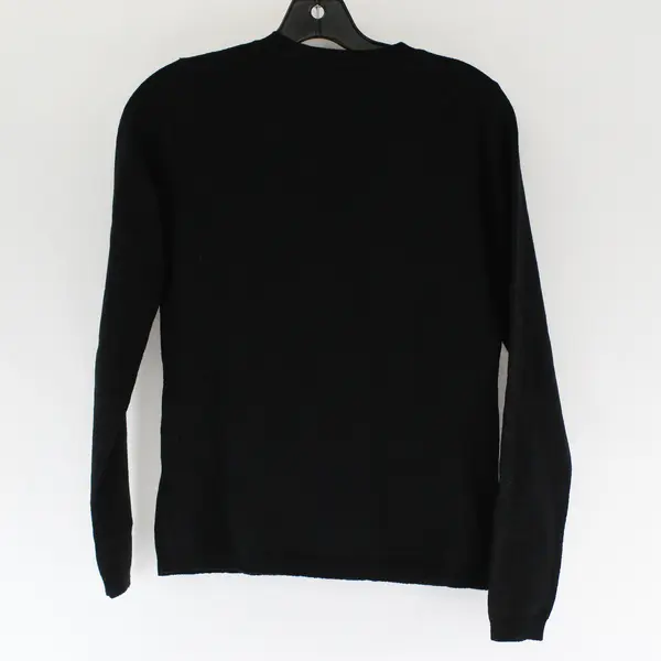 Banana Republic Solid Black Long Sleeve Sweater Wool/Polyester Women's Size S