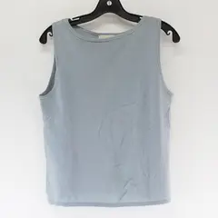 J. Jill Solid Blue Color Sleeveless Woven Sweater Vest 100% Cashmere Women's M