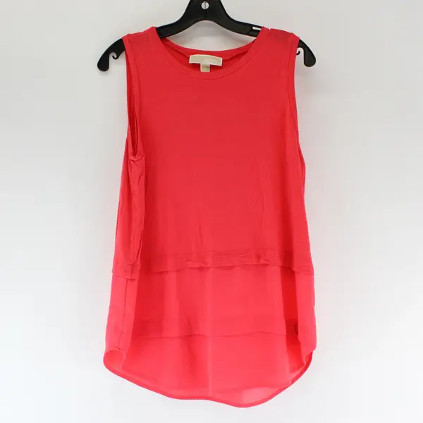 Michael Kors Solid Pink Color Sleeveless Activewear Top Women's Size M