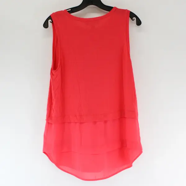Michael Kors Solid Pink Color Sleeveless Activewear Top Women's Size M