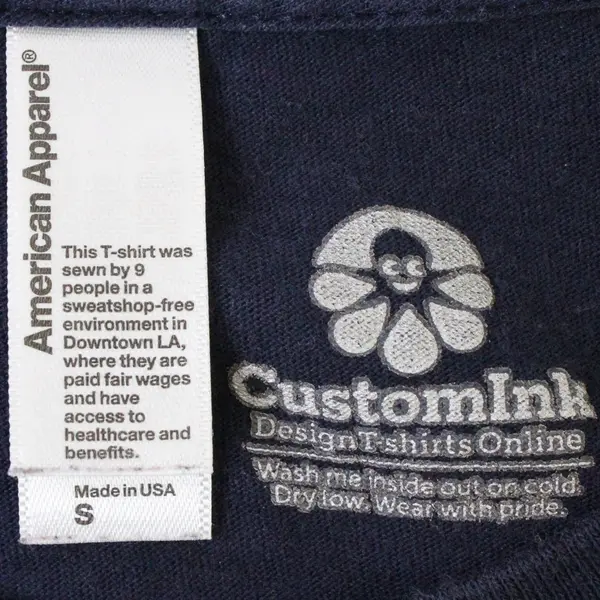 American Apparel Blue OSU Veterinary Printed Short Sleeve T-Shirt Women's Size S