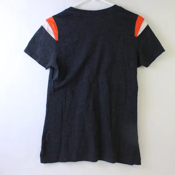 Nike OSU Beavers Printed Short Sleeve T-Shirt Women's Size M Gray Orange White