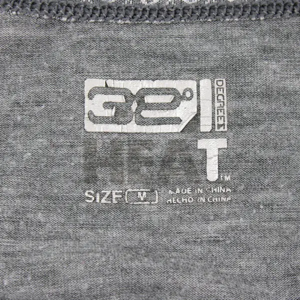 32 Degree Heat Gray/White Snowflake Pattern Long Sleeve Top Women's Size M