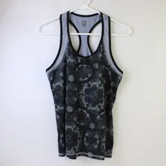 Champion DuoDry Black/Blue Speckled Sleeveless Activewear Top Men's Size M
