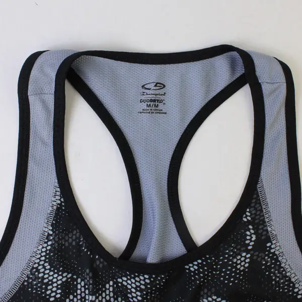 Champion DuoDry Black/Blue Speckled Sleeveless Activewear Top Men's Size M