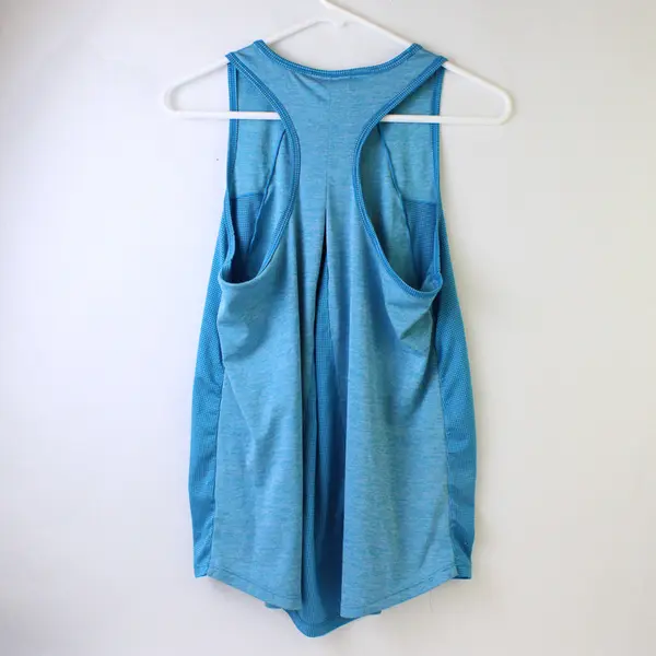 Avia Blue Speckled Sleeveless Activewear Top 100% Polyester Womens Size M (8-10)